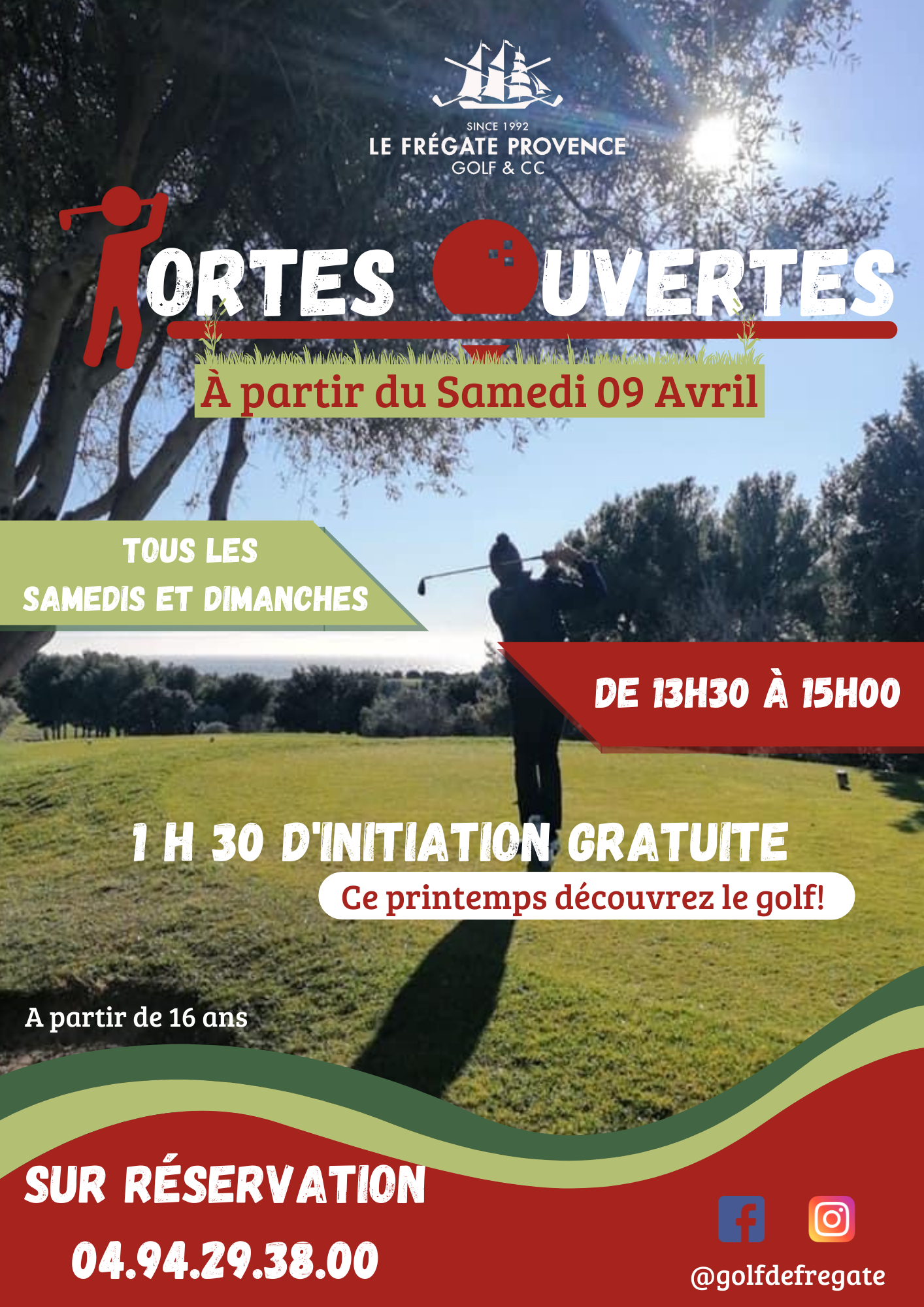 Portes Ouvertes au Golf de Frégate