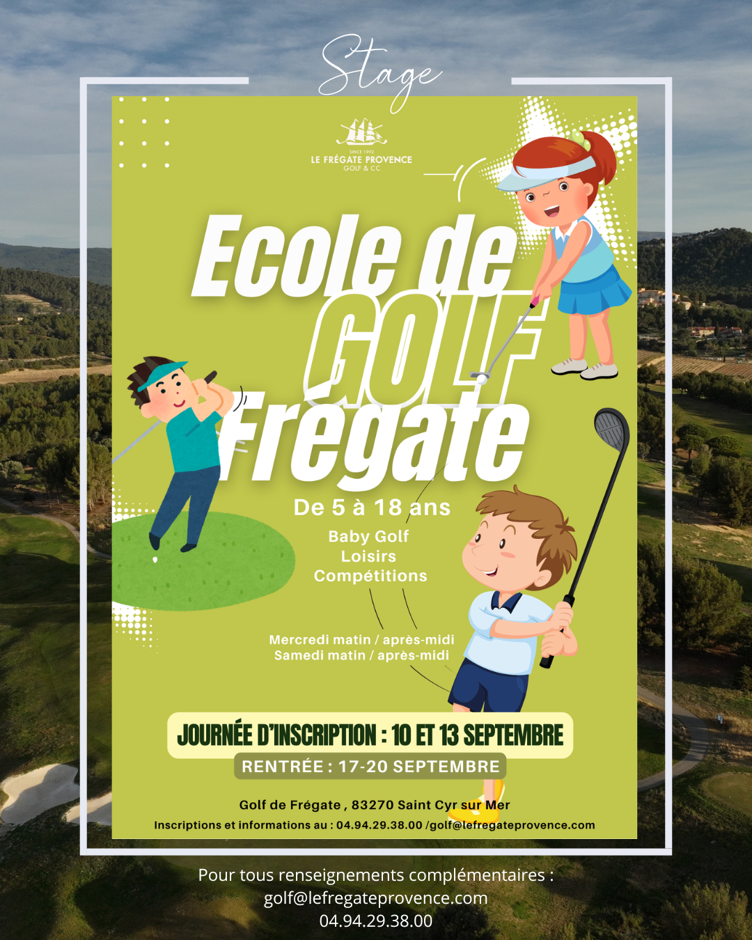 Ecole de golf Frégate