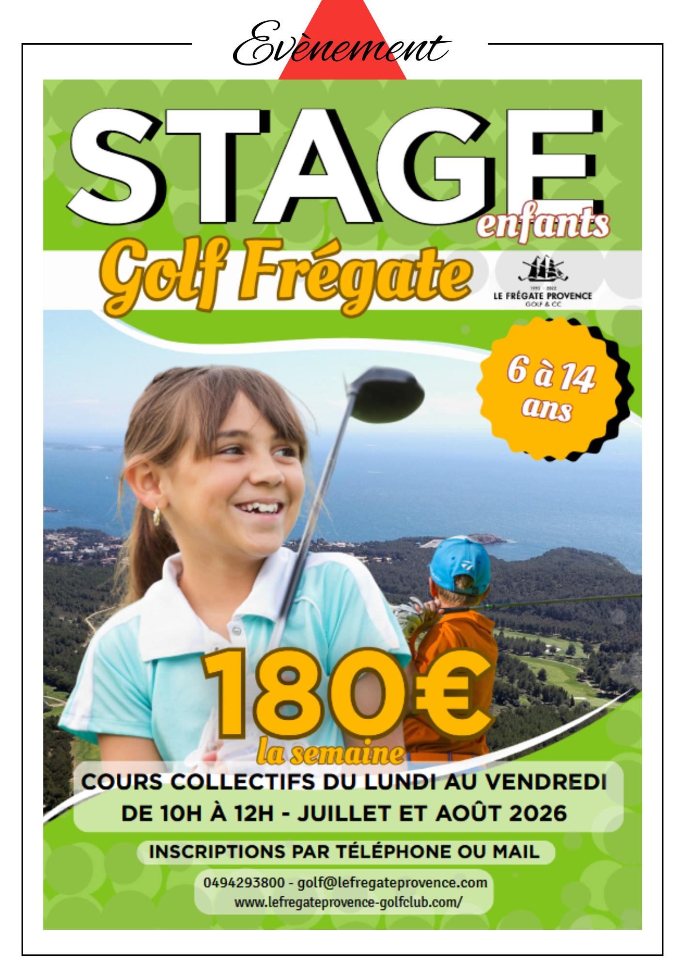 STAGE ETE ENFANTS