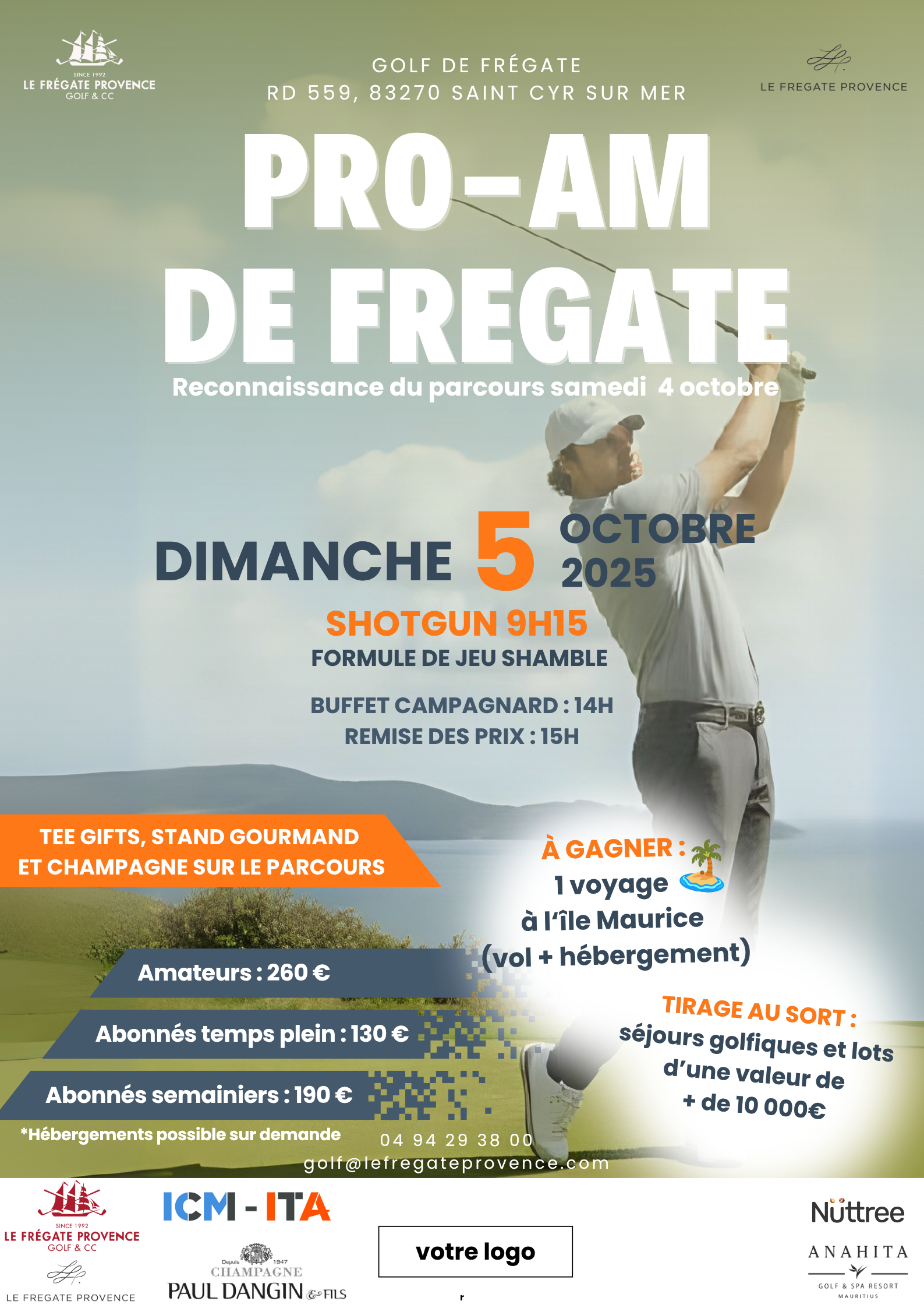 Le Pro-Am de Fregate revient en 2025!